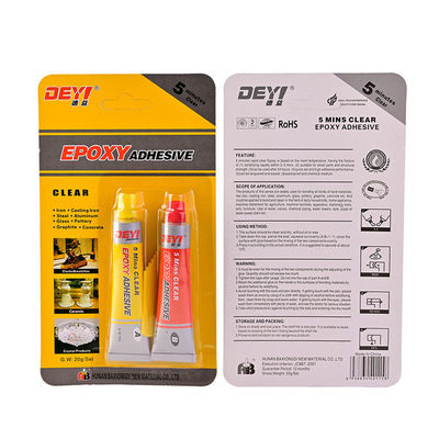 12 tháng Thời hạn sử dụng Quick Set 5 phút Clear Art Epoxy Resin Adhesive For Crafts