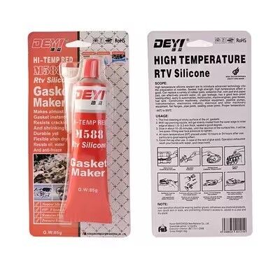 Đỏ trung lập RTV silicone Gasket Maker M588 Khám chống nhiệt