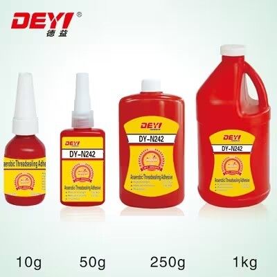 N242 Màu xanh Độ bền trung bình Threadlocker Adhesive Fast Curing cho vít và khóa hạt