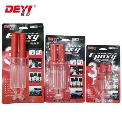 Bảo dưỡng nhanh trong 30 phút Chất kết dính nhựa Epoxy Putty hai phần rõ ràng Độ bền cao không co ngót để sửa chữa vật liệu xây dựng
