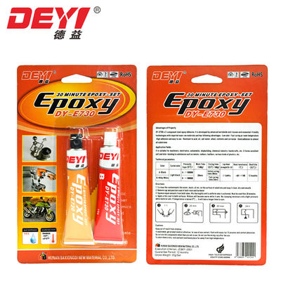 30 phút nhựa kết dính Epoxy AB keo 2 thành phần màu đen và trắng tỷ lệ 1:1