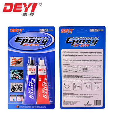 5 phút Fast Curing Epoxy Glue Gel đen và trắng cho máy móc điện