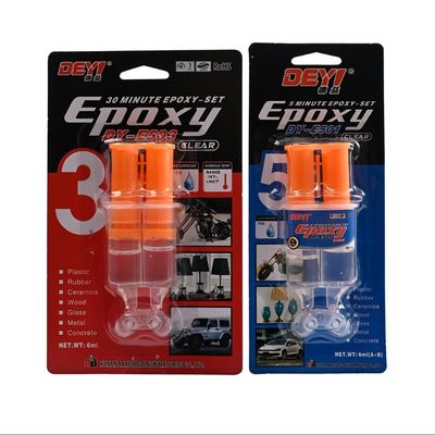 Máy tiêm chữa nhanh nhựa Epoxy AB Glue rõ ràng cho đồ chơi gốm và gỗ