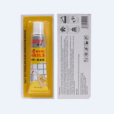 Porcelain White Liquid Nail Adhesive For Weathering Resistance In Construction Bonding (Máy dán móc móng lỏng màu trắng để chống gió trong xây dựng)