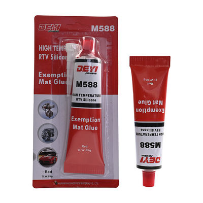M588 Máy chế tạo ống RTV trung lập nhiệt độ cao màu đỏ cho niêm phong công nghiệp