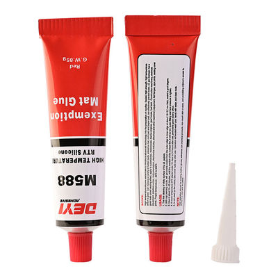 M588 Máy chế tạo ống RTV trung lập nhiệt độ cao màu đỏ cho niêm phong công nghiệp