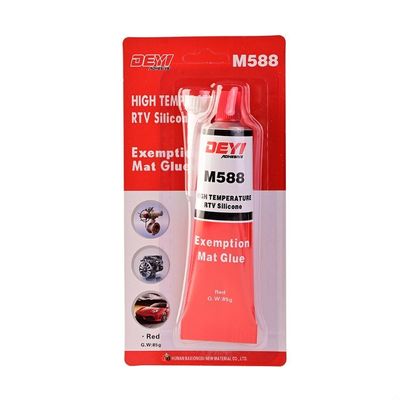M588 Máy chế tạo ống RTV trung lập nhiệt độ cao màu đỏ cho niêm phong công nghiệp