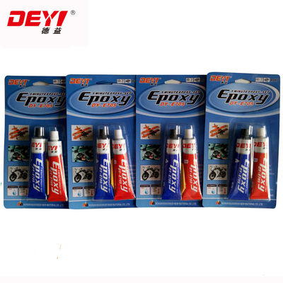 5 phút Áp dính epoxy để liên kết màu trắng / vàng nhạt của vật liệu trắng và đen