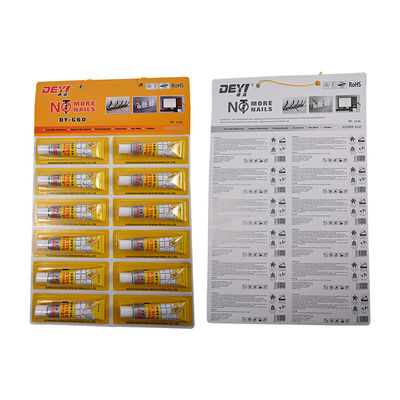 Nhiều mục đích màu trắng 22,8g không có móng mạc keo lỏng cho móng khăn đa mục đích