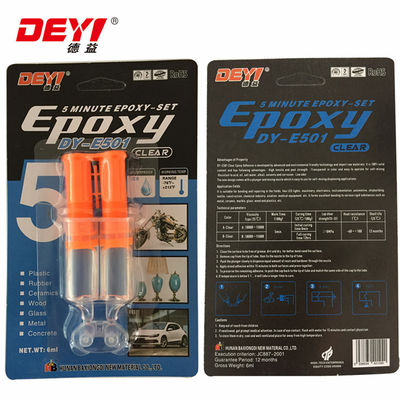 5 phút làm cứng tinh thể nhựa epoxy dính ISO9001 được chứng nhận và kết thúc minh bạch