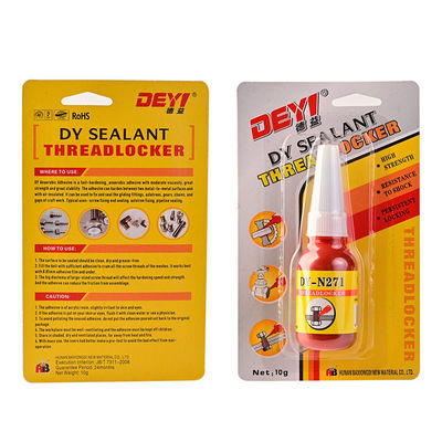 Threadlocker dính có độ bền cao Anaerobic màu đỏ cho việc buộc công nghiệp