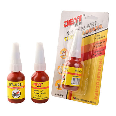 Threadlocker dính có độ bền cao Anaerobic màu đỏ cho việc buộc công nghiệp