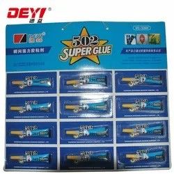12pcs 3g 502 Super Glue Industrial Strength Adhesive cho các bề mặt khác nhau