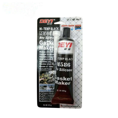 Ứng dụng công nghiệp 85g Đen Temp RTV Silicone Sealant Adhesive Gasket Maker
