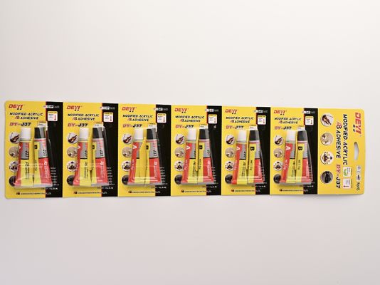 Super Modified Acrylic Adhesive For Auto Parts Màu xanh A và màu đỏ B