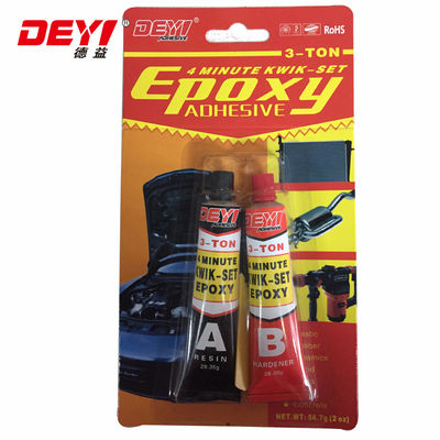4-MIN Expoxy nhựa kẹo cao su màu đen trắng để xây dựng kết nối chính xác và hiệu quả
