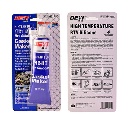 85g RTV Silicone Gasket Adhesive For Tube Pack Acid Blue Sealant 12 tháng thời hạn sử dụng
