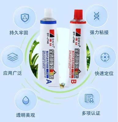 Vật liệu chính Acrylic Crystal Clear AB Glue để gắn kết mạnh với PVC