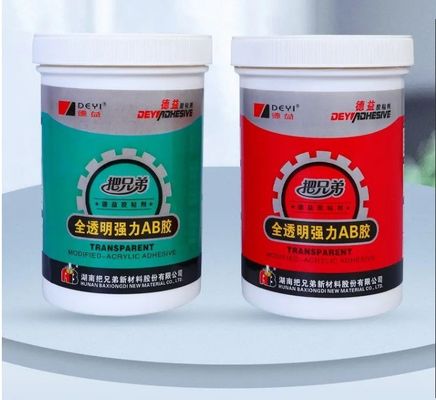 Vật liệu chính Acrylic Crystal Clear AB Glue để gắn kết mạnh với PVC