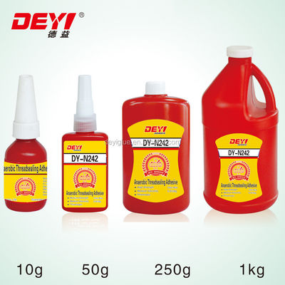 Chất keo tự khóa độ bền trung bình N242 Vít khóa dây kim loại cho người giữ dây kim loại