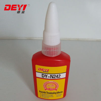Chất keo tự khóa độ bền trung bình N242 Vít khóa dây kim loại cho người giữ dây kim loại
