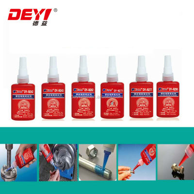 Chất keo tự khóa độ bền trung bình N242 Vít khóa dây kim loại cho người giữ dây kim loại