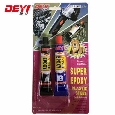 Chất kết dính nhựa epoxy lỏng trong suốt để gắn màu đen và trắng