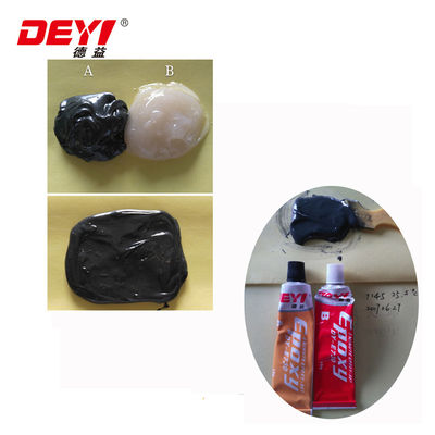Chất kết dính nhựa epoxy lỏng trong suốt để gắn màu đen và trắng