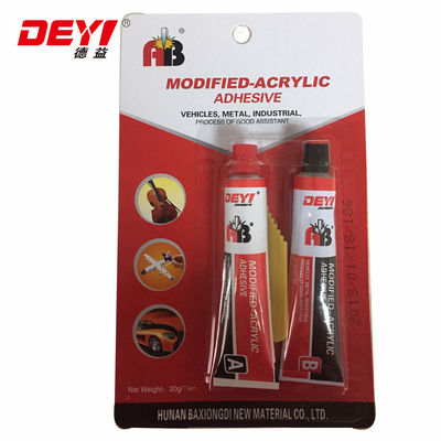 12 tháng Thời gian bảo hành 20g 80g ống Acrylic Ab keo cho sửa chữa kim loại nhanh
