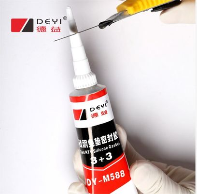 Chất niêm phong silicone RTV nhiệt độ cao cho nhà sản xuất gasket đỏ trong ngành công nghiệp giao thông