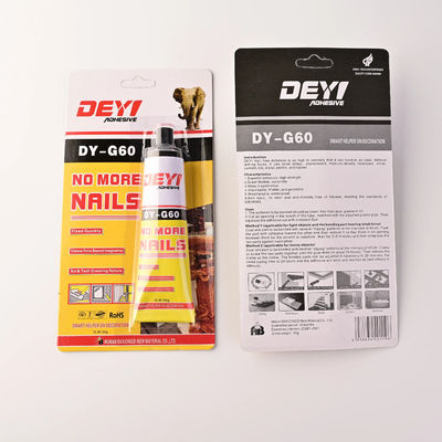 G60 Không còn móng keo Áp dụng nặng gắn keo cho gỗ kim loại gốm trắng hơn