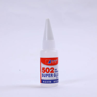 Giải pháp dính ngay lập tức Clear 502 Super Glue ISO SGS ROHS MSDS Chứng nhận dính