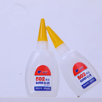 Giải pháp dính ngay lập tức Clear 502 Super Glue ISO SGS ROHS MSDS Chứng nhận dính