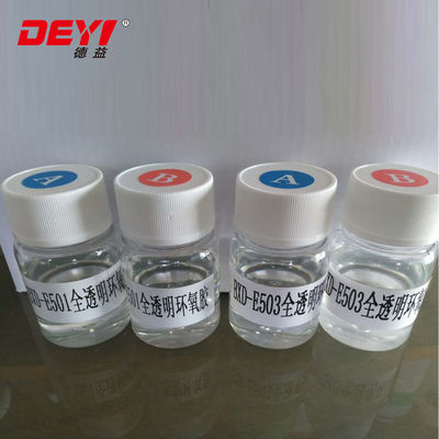 Xây dựng 2 phần keo nhựa epoxy cho máy móc và bột tiêm trong suốt