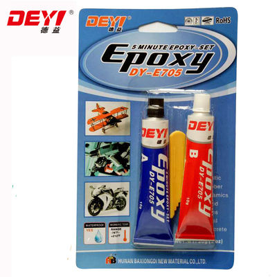 Glu Epoxy AB cứng nhanh Độ bền cao cho kim loại, thủy tinh và nhựa, chống nước, chống axit