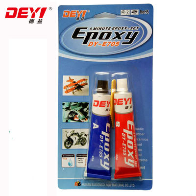 Glu Epoxy AB cứng nhanh Độ bền cao cho kim loại, thủy tinh và nhựa, chống nước, chống axit