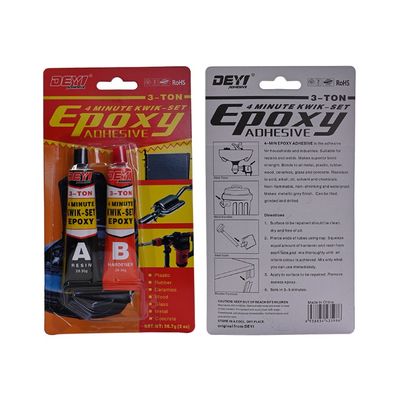 Glue Epoxy AB 4 phút đặt nhanh với tỷ lệ trộn 1: 1 và độ bền cắt ≥ 16 MPa để liên kết mạnh