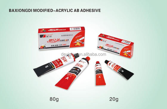 DEYI Classic Modified Acrylic AB Áp dính để gắn kim loại và nhựa với thời gian làm cứng ban đầu 5 phút