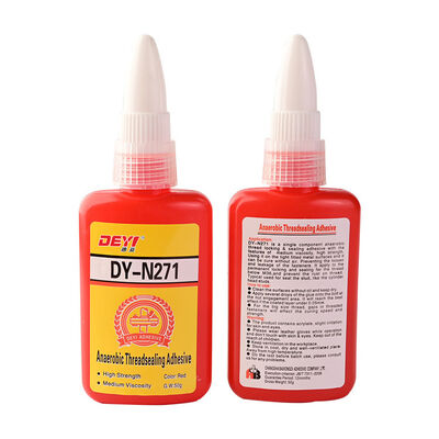 DEYI N271 Đỏ Glu vít cường độ cao Glu kết dính Anaenobic Threadlocker