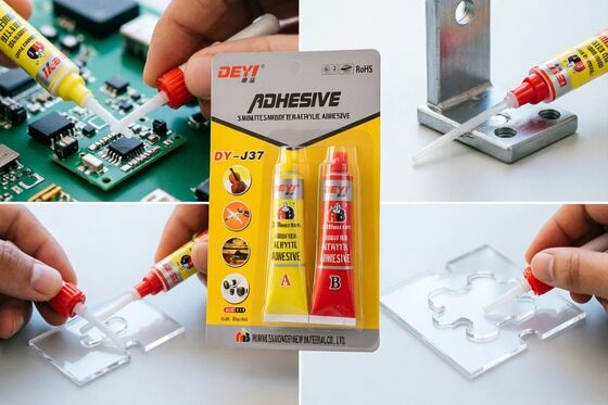 Effective Modified Acrylic Adhesive Providing Strong Bonding and Temperature Resistance for Repairing Various Daily Products