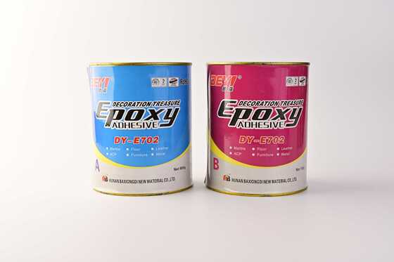 Chăm cao độ cao hai phần epoxy DY-E702: keo thân thiện với môi trường cho đá cẩm thạch, kim loại và đồ nội thất