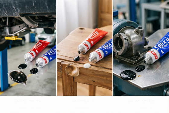 Keo Epoxy AB đông cứng nhanh | Chất kết dính 2 phần chống thấm nước và hóa chất cho liên kết kim loại, nhựa và cao su