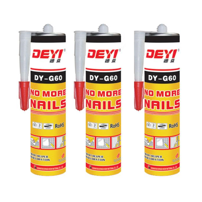 Dây keo xây dựng linh hoạt & chống nước ¥ DEYI DY-G60 Dung kết hợp mạnh Không còn móng keo cho gương & tấm tường