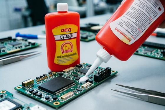 DEYI DY-N550 High Temper & Oil Resistant Thread Sealant - Áp dính thay thế gasket vô khí