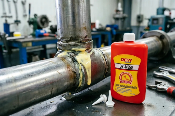 DEYI DY-N550 High Temper & Oil Resistant Thread Sealant - Áp dính thay thế gasket vô khí