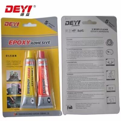 Keo Epoxy AB trong suốt xử lý nhanh trong 5 phút – Chất kết dính ít mùi cho liên kết thép và nhựa