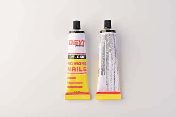 Keo dán tường trắng G60 không cần đóng đinh cho gỗ, gốm, kim loại