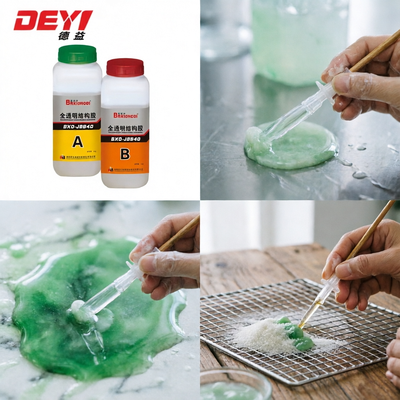 Crystal Clear AB Structural Adhesive ️ Glu epoxy cấp điện tử cho lắp ráp thiết bị