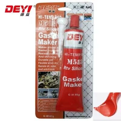 RTV Silicone Gasket Maker Metal Flange Sealant Adhesive High Temperature Weatherproof