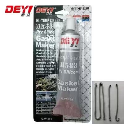 Chất bịt kín silicone RTV chịu nhiệt, keo làm gioăng, chống dầu cho thiết bị công nghiệp